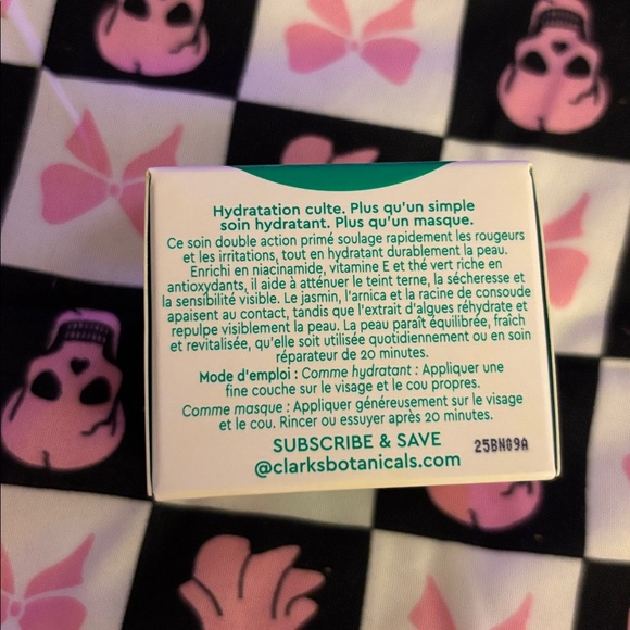 Clark’s Botanicals Deep Moisture Mask Redness Rescue & Daily Plumping Cream - Picture 5 of 8